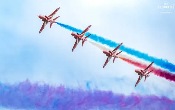 Red Arrows zachwycili publiczność na NATO Days 2026 w Ostrawie