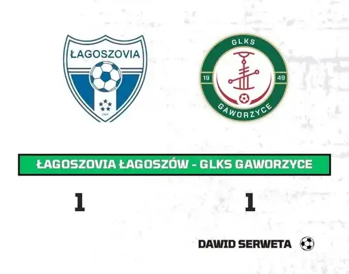 Remis 1:1 w Łagoszowie. GLKS Gaworzyce dzieli się punktami z Łagoszovią