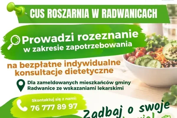 Radwanice badają zapotrzebowanie na indywidualne konsultacje dietetyczne