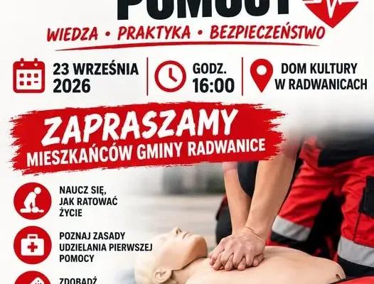 Warsztaty pierwszej pomocy w Radwanicach – już dziś o 16:00