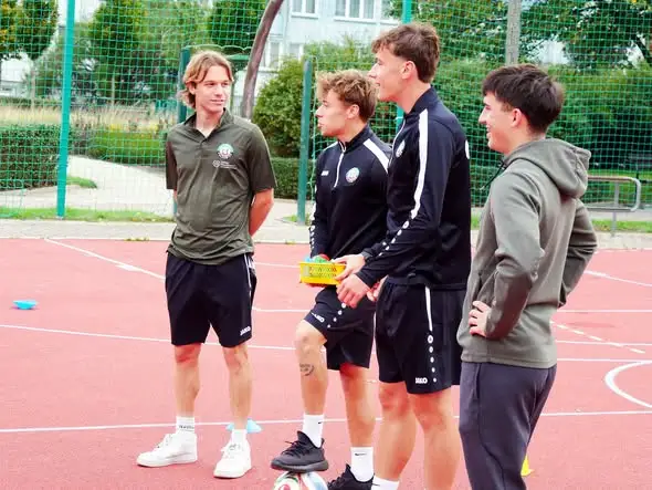 Piłkarze Górnika Polkowice odwiedzili przedszkolaków w ramach Europejskiego Tygodnia Sportu