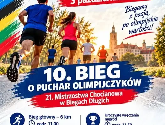 Biegiem po olimpijskie wartości – Chocianów zaprasza na 21. Mistrzostwa w Biegach Długich
