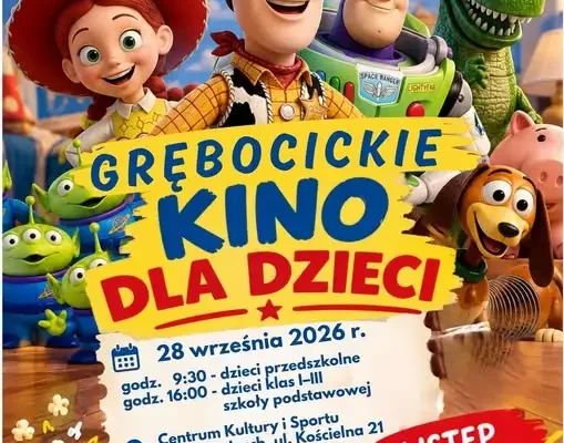 Grębocickie Kino dla Dzieci zaprasza na premierowy seans z darmowym popcornem