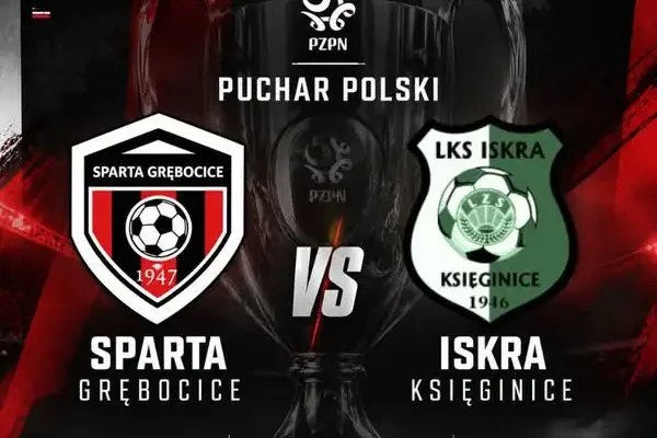 Puchar Polski: Sparta Grębocice zmierzy się z Iskrą Księginice