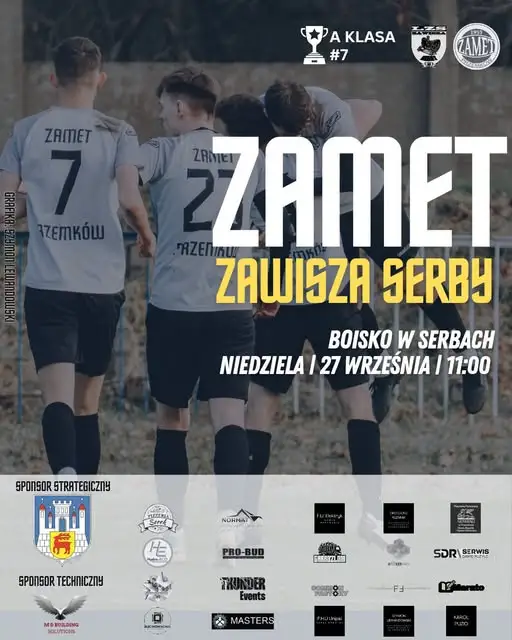Zawisza Serby kontra ZAMET – 7. kolejka legnickiej Klasy A