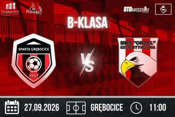 Sparta Grębocice zmierzy się z Orłem Szlichtyngowa. Zapowiedź meczu