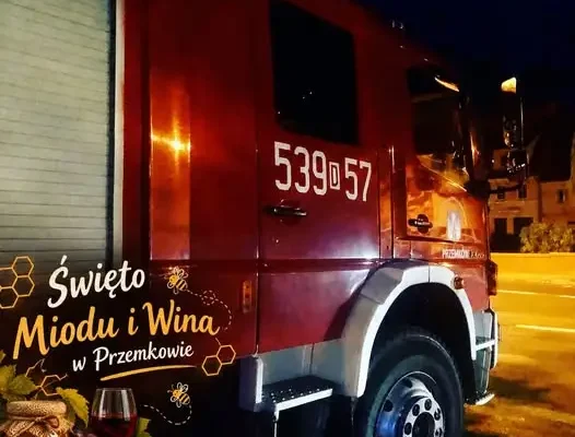 Strażacy z OSP Przemków zabezpieczali XXVI Dolnośląskie Święto Miodu i Wina