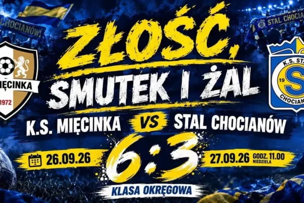 Mięcinka górą w sobotnim starciu. Nasza drużyna wraca bez punktów