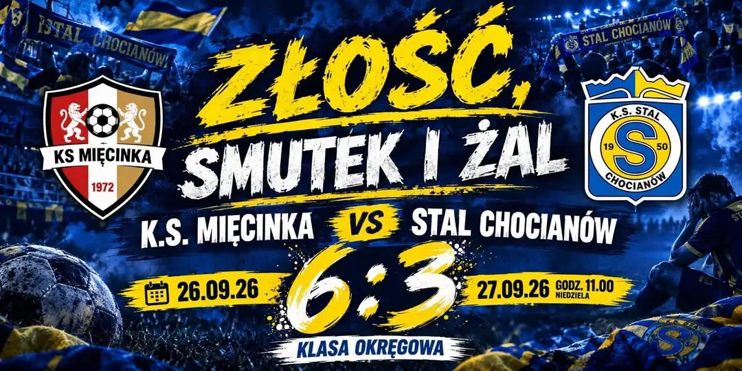 Mięcinka górą w sobotnim starciu. Nasza drużyna wraca bez punktów