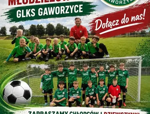 GLKS Gaworzyce ogłasza nabór do drużyn młodzieżowych – zapisy trwają