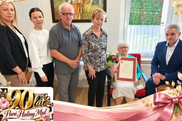 Pani Halina Mul z gminy Grębocice świętowała 90. urodziny