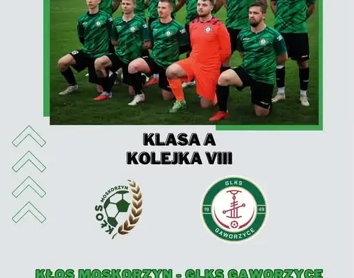 Kłos Moskorzyn kontra GLKS Gaworzyce – niedzielny mecz o punkty