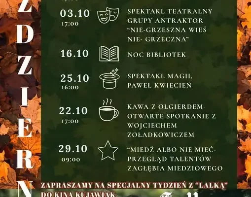 Październik pełen kultury w Domu Kultury w Radwanicach