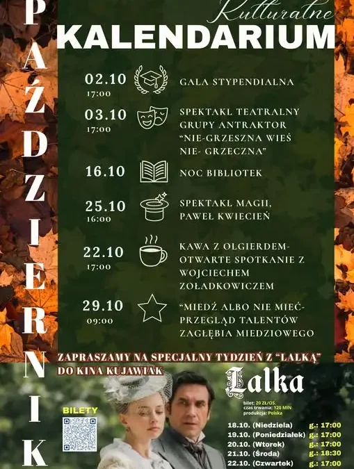 Październik pełen kultury w Domu Kultury w Radwanicach