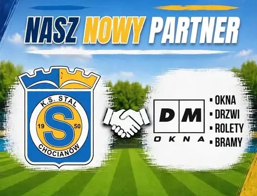 DM OKNA nowym partnerem K.S. Stal Chocianów