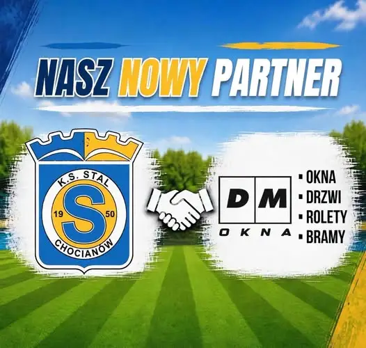 DM OKNA nowym partnerem K.S. Stal Chocianów