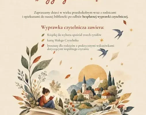 Gaworzyce: biblioteka zaprasza przedszkolaki po bezpłatne wyprawki czytelnicze