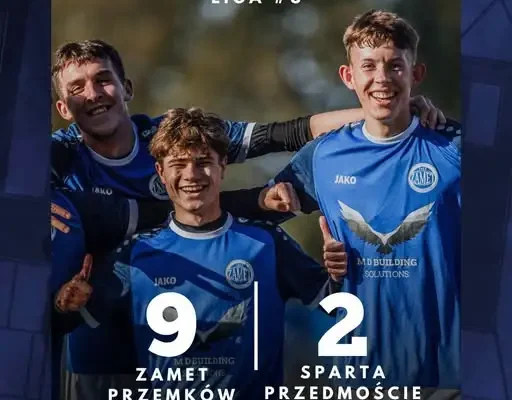 Zamet Przemków rozbił Spartę Przedmoście 9:2 w efektownym stylu