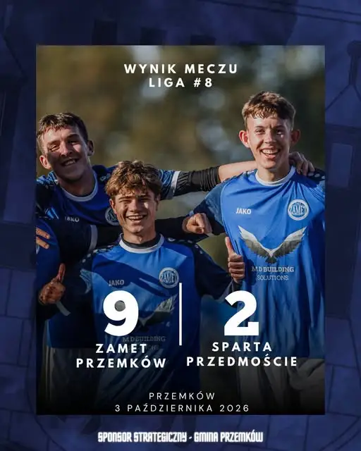 Zamet Przemków rozbił Spartę Przedmoście 9:2 w efektownym stylu