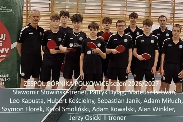Górnik Polkowice przegrywa w 3 Lidze Tenisa Stołowego. Rezerwy również bez szans