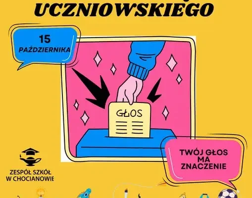 Wybory do Samorządu Uczniowskiego w ZS Chocianów – 15 października