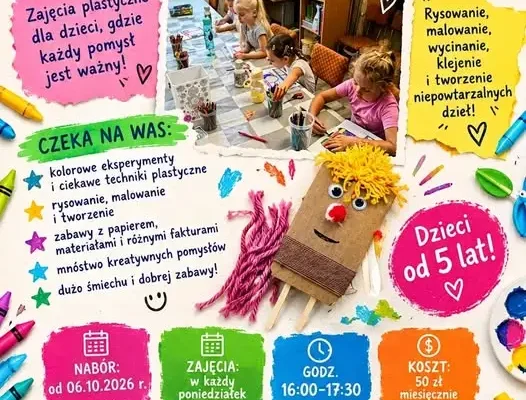 Gryzmołkowo w Przemkowie – nowe zajęcia plastyczne dla dzieci
