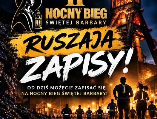 II Nocny Bieg Świętej Barbary w Gminie Grębocice – ruszyły zapisy