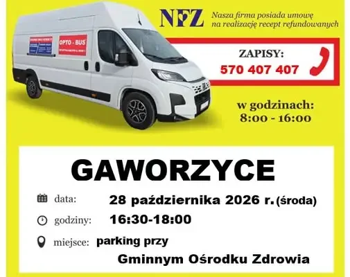 Bezpłatne badanie wzroku w Gaworzycach – 28 października 2026