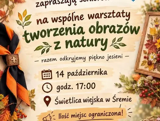 Zaproszenie na warsztaty harcerskie w Śremie – 14 października