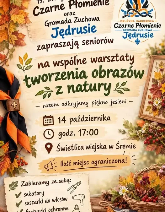 Warsztaty tworzenia obrazów z natury w Śremie – zapisy trwają