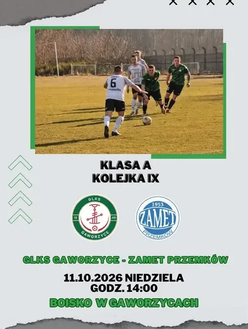 MGKS Gaworzyce podejmie niepokonany Zamet Przemków w IX kolejce