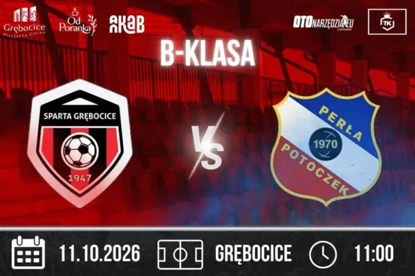 Mecz na szczycie w Grębocicach: Sparta kontra Perła Potoczek