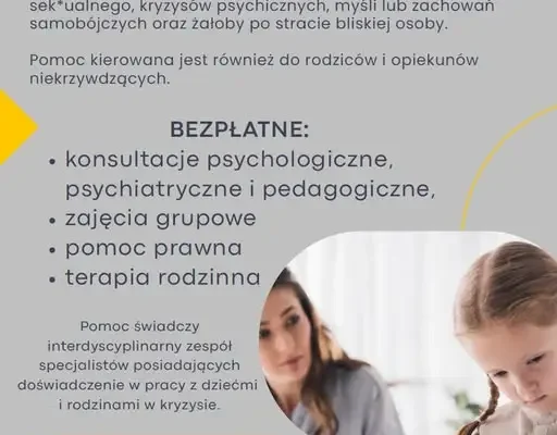 Gmina Grębocice finansuje bezpłatną pomoc psychologiczną i prawną dla dzieci, młodzieży i rodzin