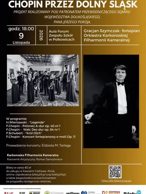 Koncert „Chopin przez Dolny Śląsk” w Polkowicach – muzyczne obchody Święta Niepodległości