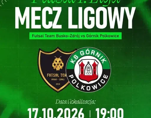 Futsal Team Busko-Zdrój zagra w sobotę. Transmisja live online