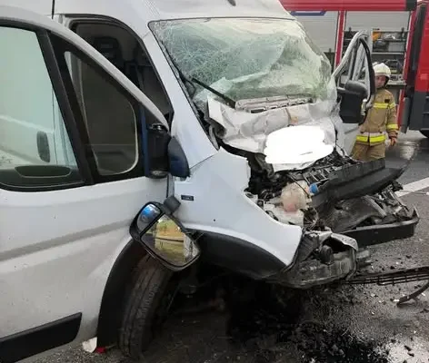 Wypadek na S3 pod Karczowiskami. Droga w kierunku Legnicy zablokowana