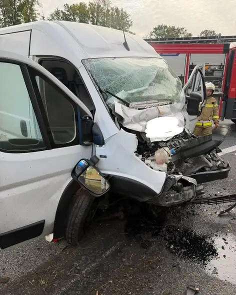Wypadek na S3 pod Karczowiskami. Droga w kierunku Legnicy zablokowana