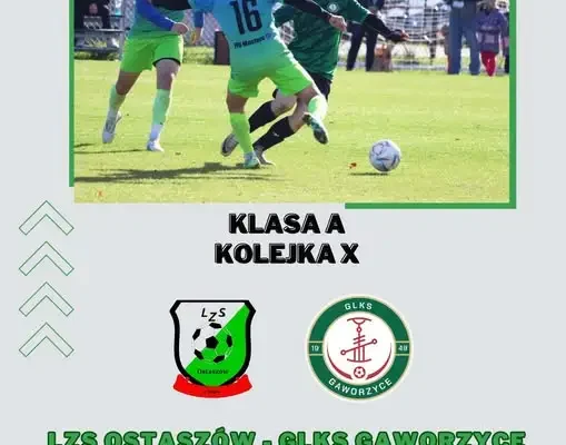 GLKS Gaworzyce jedzie do Ostaszowa. W niedzielę mecz z LZS-em