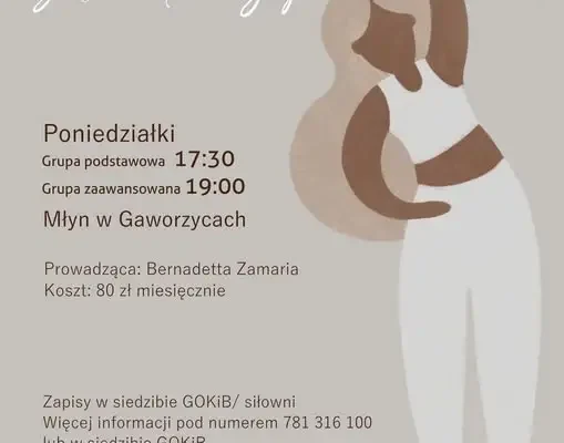 Nowe godziny zajęć „Zdrowy kręgosłup z elementami jogi” w Gaworzycach
