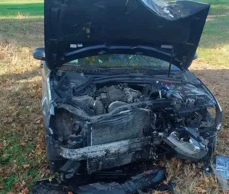 Wypadek na DW 333 w Gaworzycach — jedna osoba pod opieką ratowników