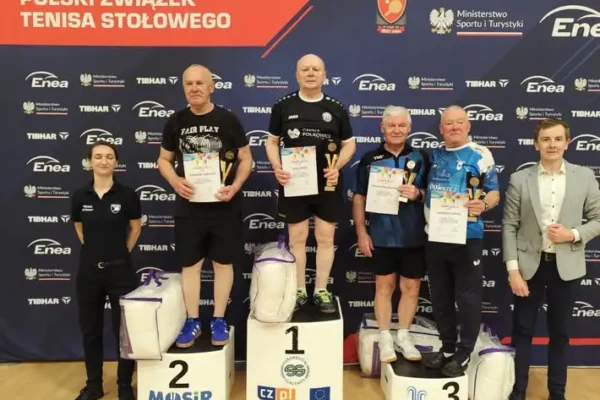 Jerzy Osicki z Górnika Polkowice najlepszy w Grand Prix Polski Masters w tenisie stołowym