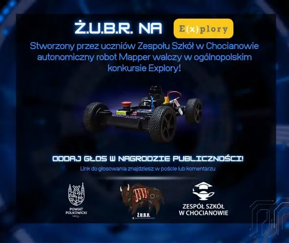 Uczniowie z Chocianowa w finale Explory. Głosuj na „Mapper”!