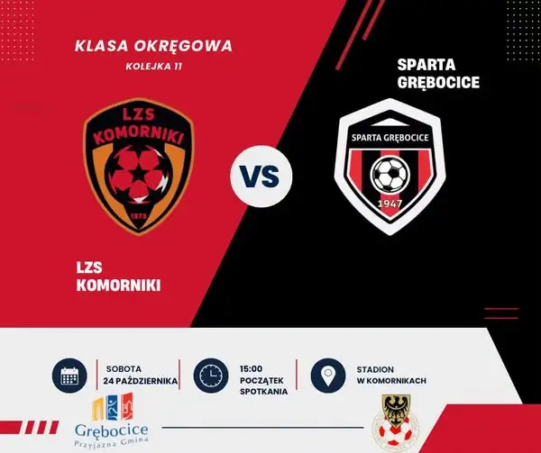 Sparta Grębocice jedzie do Komornik po trzy punkty
