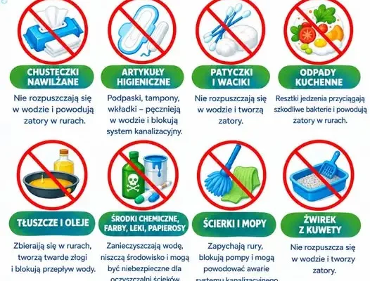 Toaleta to nie kosz na śmieci – przypomnienie dla mieszkańców
