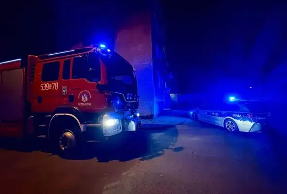 Przemków: strażacy otwierali mieszkanie przy ul. Ogrodowej