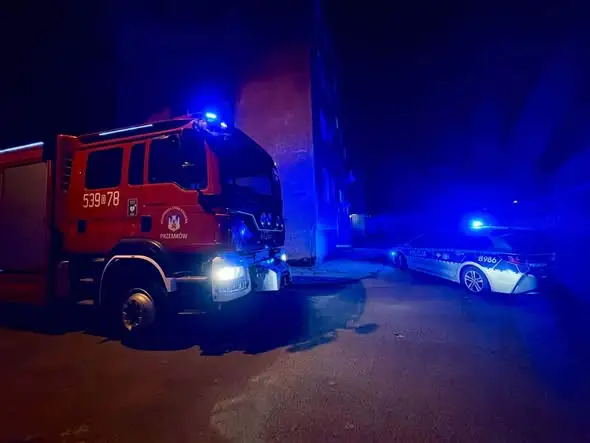 Przemków: strażacy otwierali mieszkanie przy ul. Ogrodowej