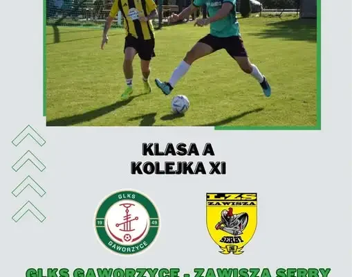 LKS Gaworzyce zmierzy się z Zawiszą Serby w niedzielnym meczu