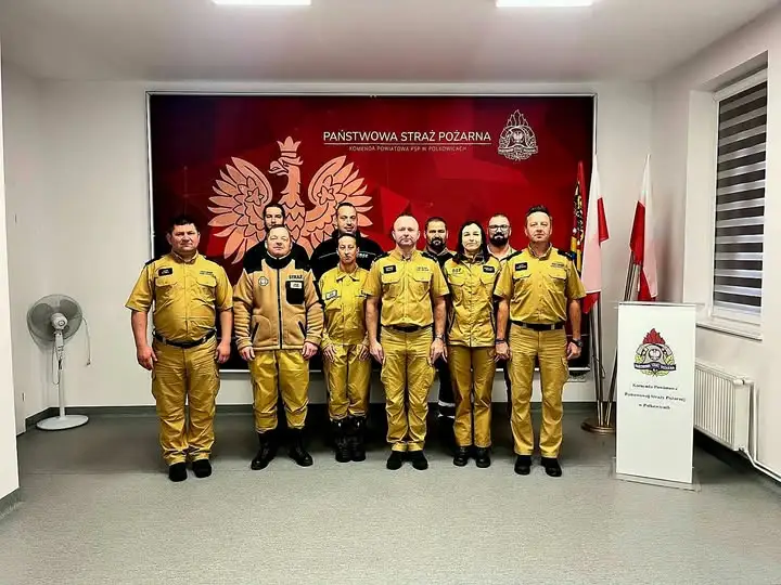 Strażacy ochotnicy z powiatu polkowickiego ukończyli szkolenie naczelników OSP