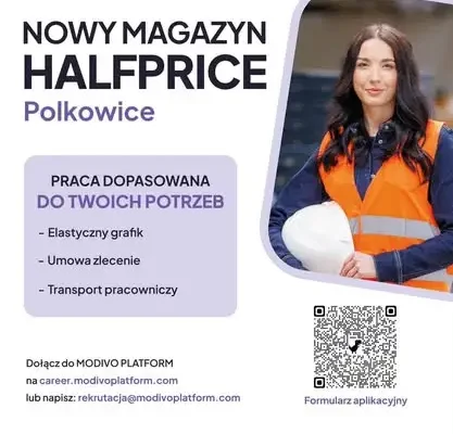 Modivo rekrutuje magazynierów do nowego centrum logistycznego HalfPrice w Polkowicach