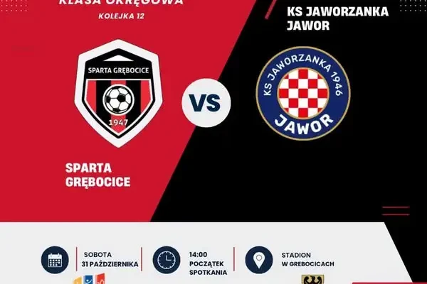 Hit jesieni w Grębocicach: Sparta podejmie lidera z Jawora